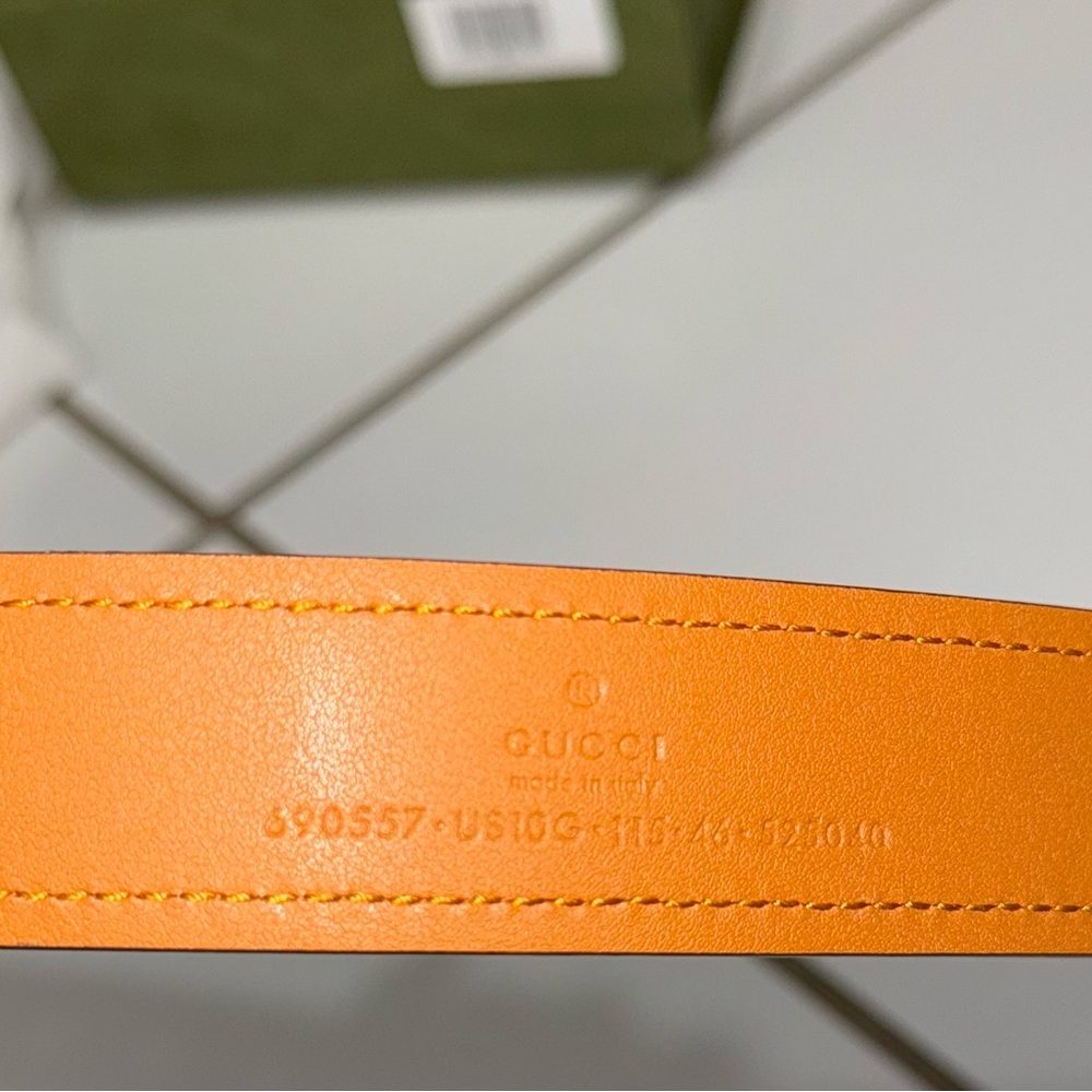 Gucci Blondie Belt Cognac 115cm - Picture 6 of 7